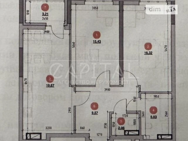 Sale of 2-room apartment 72 sq. m on Dniprovska embankment 17V • I