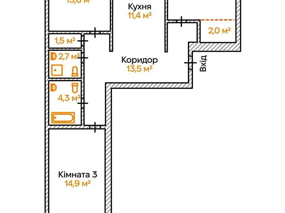 Квартира. Киев, Регенераторная ул., 4к