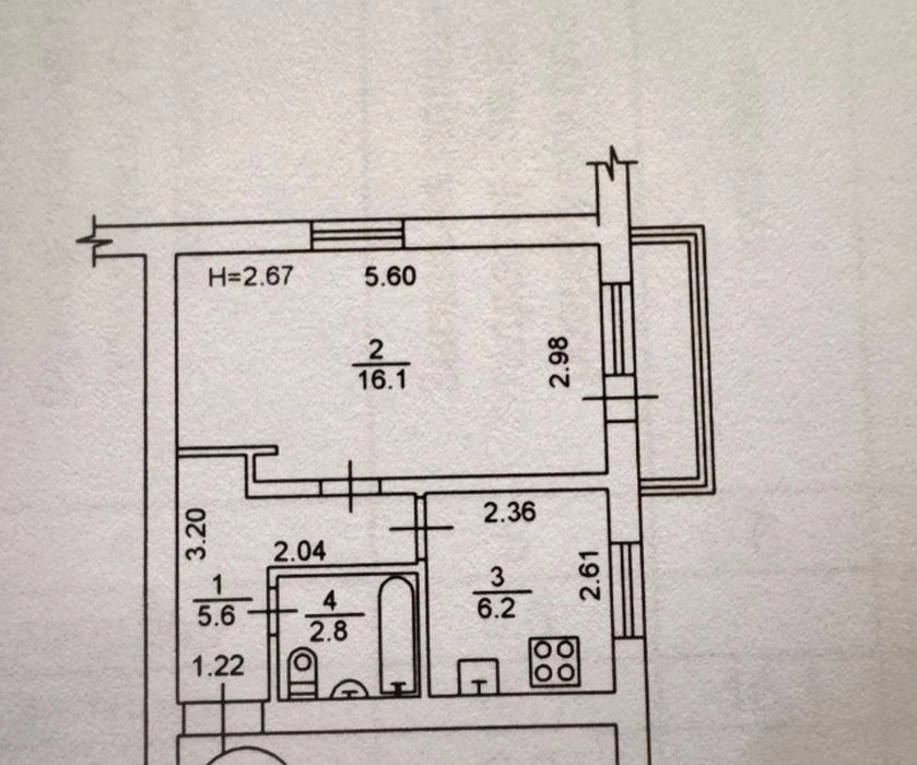 Продаж 1 кім кв вул. Байди-Вишневецького (Осиповського),3Б В