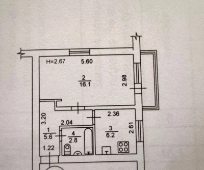 Продаж 1 кім кв вул. Байди-Вишневецького (Осиповського),3Б В