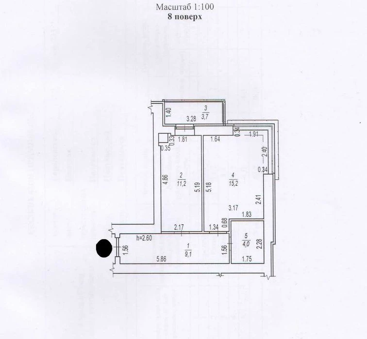 1к квартира 43м2,ГАЗ,СВІТЛО,ВОДА, поверх 8/11,ЖК Європейськи