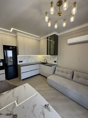 Краснова | 43 м² | Вид на ипподром и море| Ремонт, мебель и