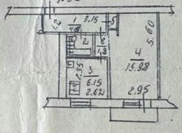 I will sell a 1-room apartment, Voznesenovsky district, sq. Festival