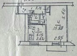 I will sell a 1-room apartment, Voznesenovsky district, sq. Festival