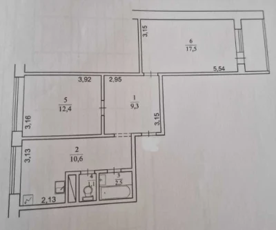 Продаж 2-кімнатної квартири 57 м², Мрії, 18-г