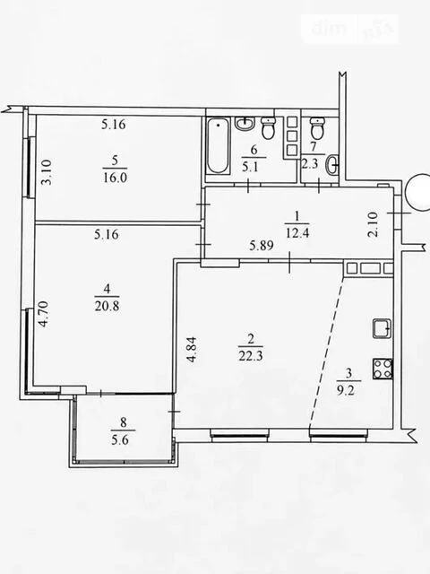 Продаж 3к квартири 94 кв. м на вул. Анатолія Петрицького 19А