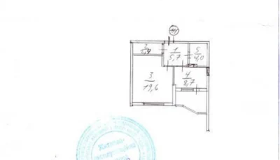 For sale spacious 1-room apartment, 46 sq.m. Chervonaya Kalina, 68