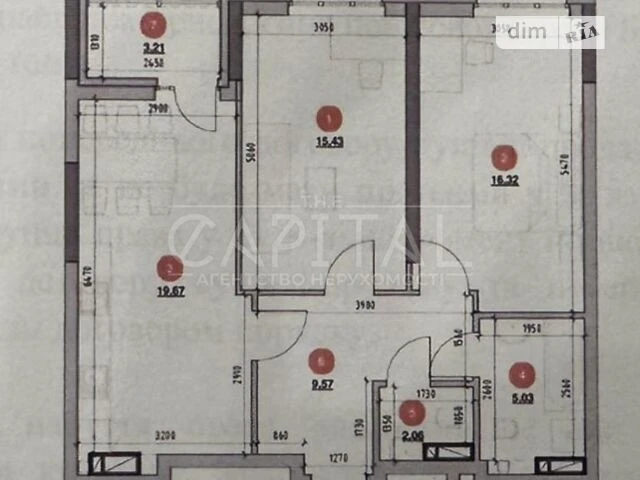 For sale 2-room apartment 72 sq. m on Dniprovska embankment 17V • ID 347
