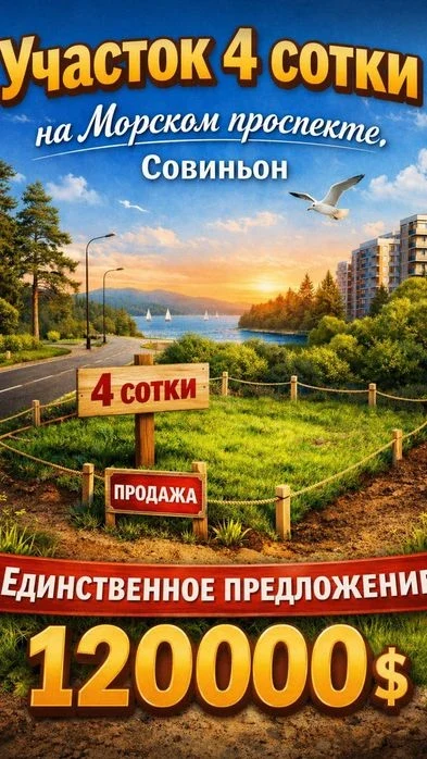 Участок в Совиньоне, Морской проспект