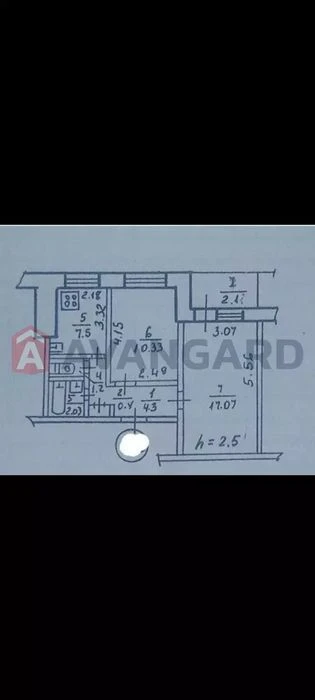 2-комн. квартира 45 м.кв, 9/9, Уютный р-н с развитой инфраст