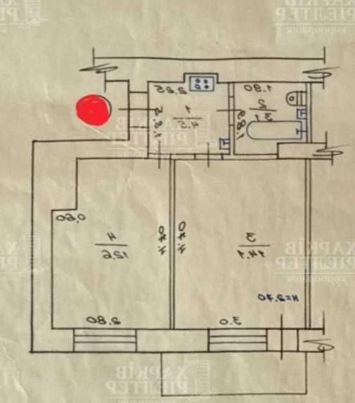 13m 1 apartment metro Maselskogo Tractor Plant Biblika