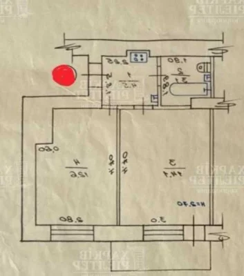 13m 1 apartment metro Maselskogo Tractor Plant Biblika