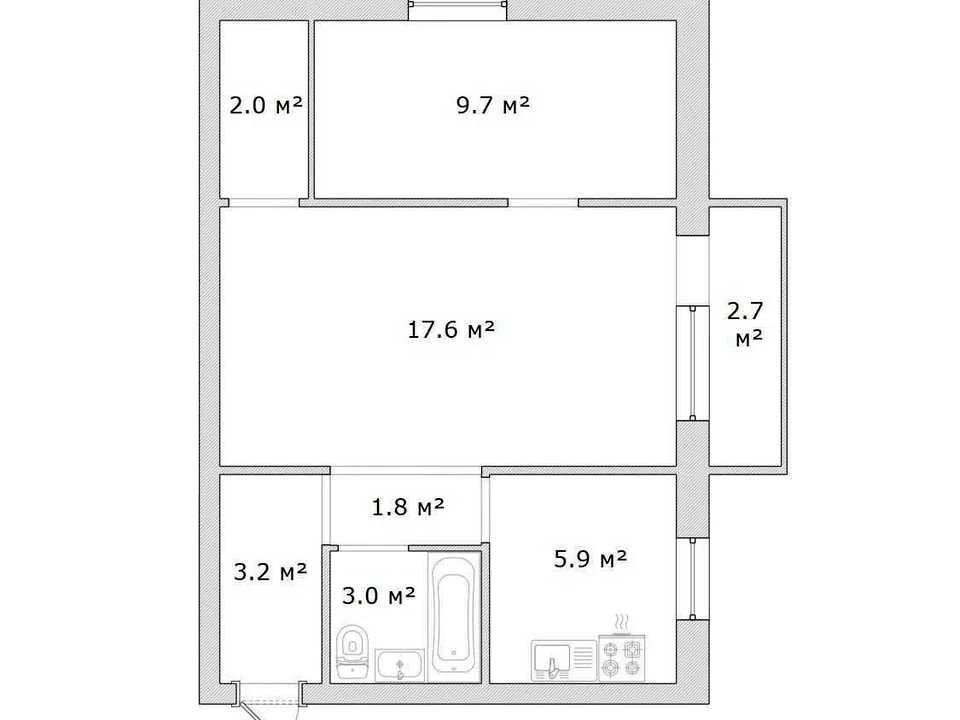 Apartment. Dnipro, Vasylya Slipaka St. (Yermolova)