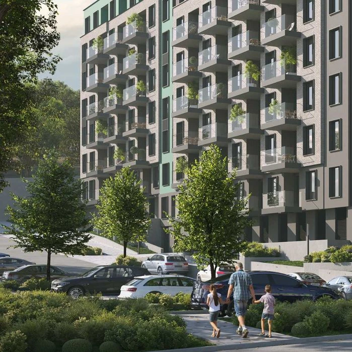 2-кімнатна квартира 82,3 м²  ЖК DREAM HILLS  вул. Мальовнича