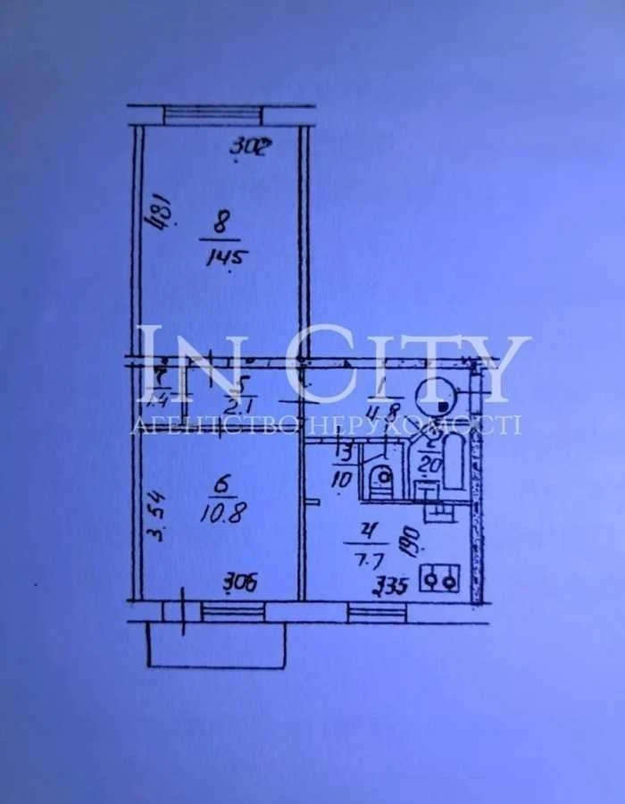 Sale of 2-room apartment 45.7 m², Petra Nyshchynskogo Street,
