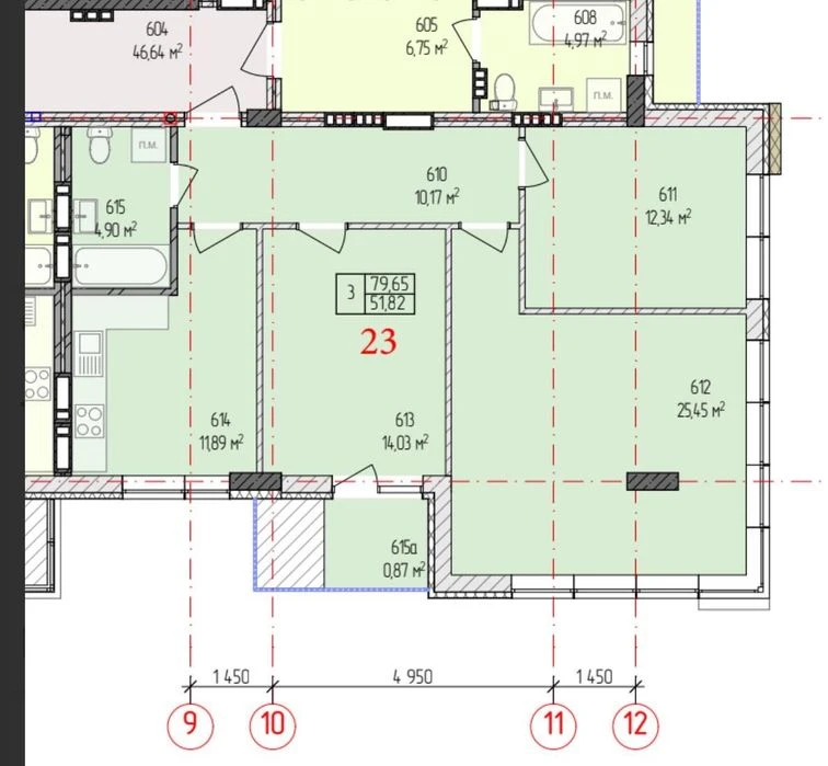 3 apartments for sale