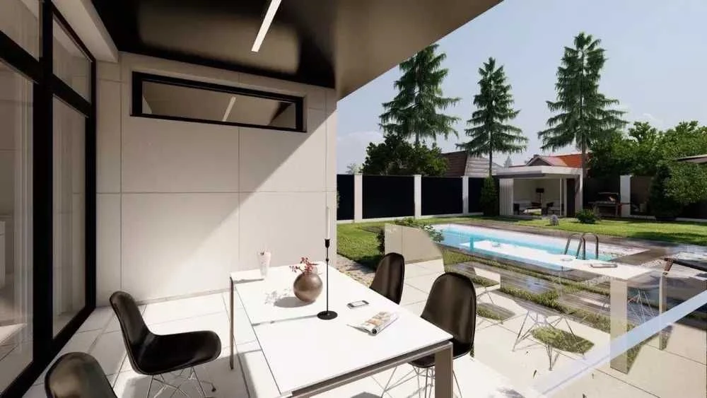 Продам Новый дом Hi-Tech в Совиньоне-2 с бассейном, 230 м²,