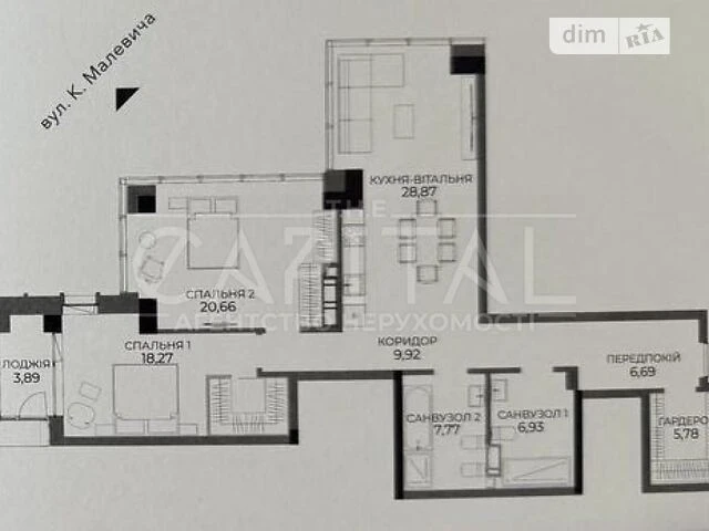 Продажа 3к квартиры 108 кв. м по ул. Антоновича 136-138 • ID