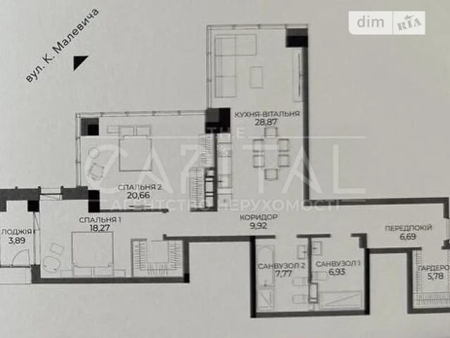 Продажа 3к квартиры 108 кв. м по ул. Антоновича 136-138 • ID