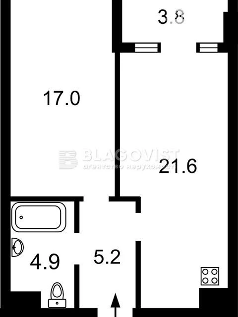 Продажа 1к квартиры 53 кв. м по просп. Берестейский 11 • ID