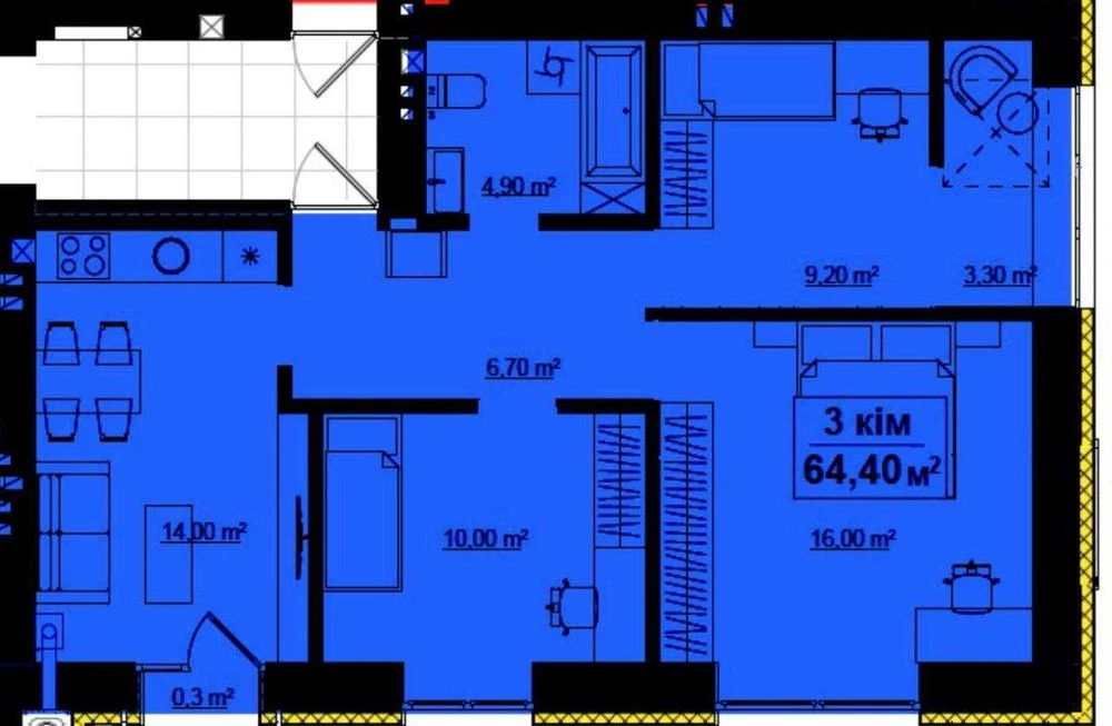 Продаю 3 кімнатну квартиру ЖК Опришівська слобода (Нова істо