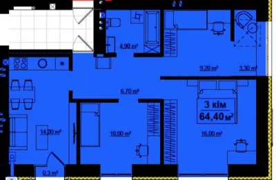Продаю 3 кімнатну квартиру ЖК Опришівська слобода (Нова істо