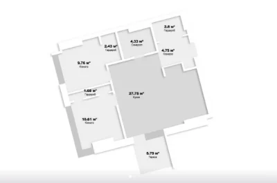 В продаже 2 к .квартира с паркингом ЖК Mayak ,Центр ,Набер.