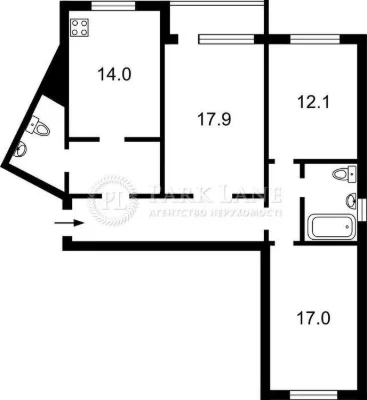 Darnytskyi Bez %% 3k, newly renovated, Urlivska, 36, Akhmatovaya