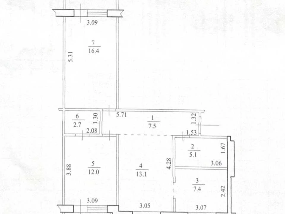 Apartment. Kharkiv, Fesenkivska St.