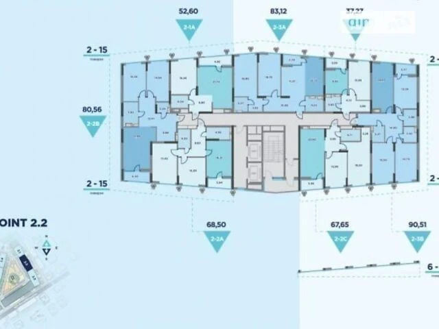 Продаж 3к квартири 84 кв. м на вул. Шолуденка 30 • ID 346666