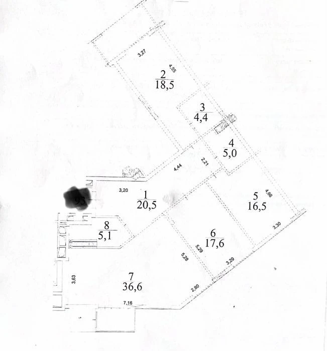 No % Sale 130 m2 3-room apartment in the club residential complex Illinsky House Podi