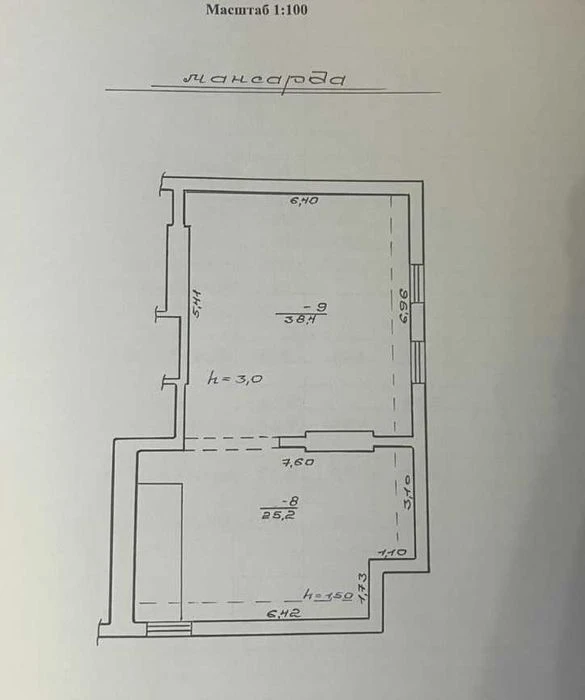 Продаж 3-к. квартири ДВОРІВНЕВА 144/70/33м² вул.Глинянський
