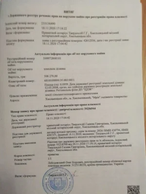 Будинок з рівною великою ділянкою 9 сот. є світло 33366