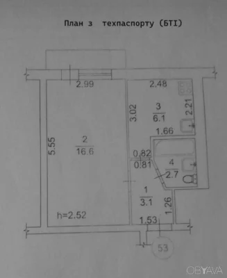 1-комнатная квартира, 29 кв.м