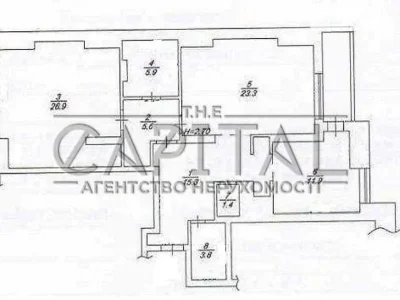 Продаж 2к квартири 102 кв. м на вул. Ахматової Анни 22 • ID