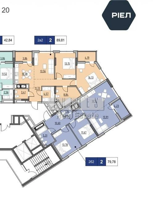 For sale 2-room apartment 80 m2 in the residential complex Nordica Residence Zaliz