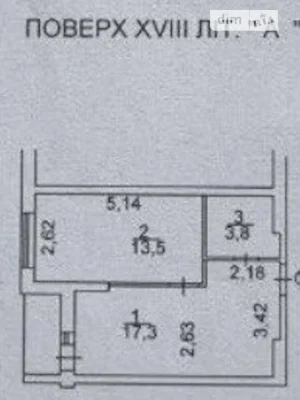 Sale of 1-room apartment 37.2 sq. m on Ismail Gasprinskoho St.