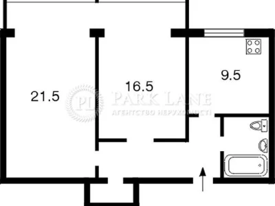 Sale of 2-room apartment 70 sq. m. on Oleksandra Konyskyi St. 83