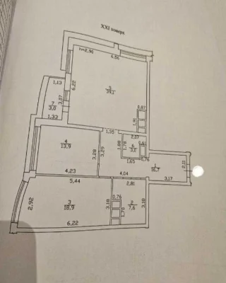 Двухкомнатная квартира в Приморском районе.
