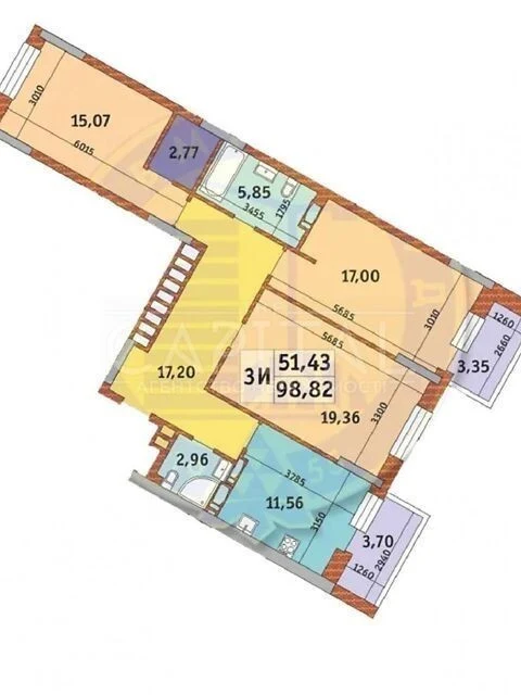 Продаж 3к квартири 99 кв. м на вул. Глибочицька 43 • ID 3470