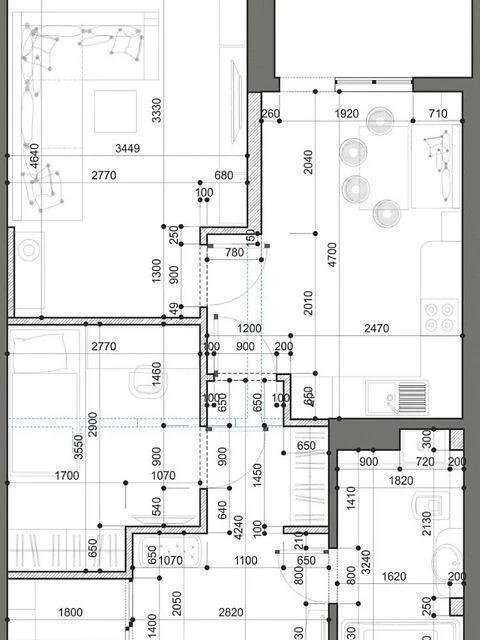 Sale of 1-room apartment 60.3 sq. m. on Danylo Shcherbakivskoho St.