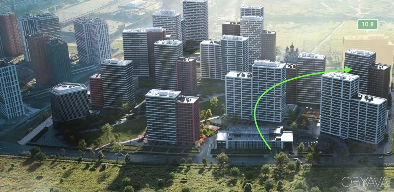 1-room apartment, 47.00 sq.m.