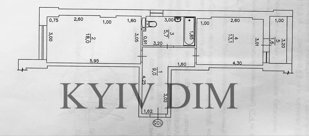 Residential complex L-quarter. Apartment 48m2. Sale WITHOUT %.