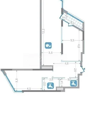 For sale 3-room apartment 105 sq. m. on Osokorska Street 7 • ID 34666