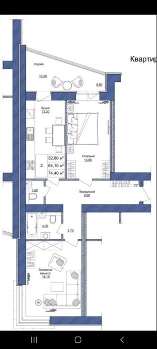 Продам 2ком Европейской 183