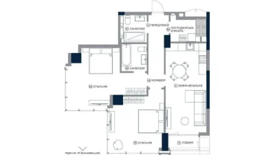 I will sell a 2-room apartment without% in the residential complex A136 Antonovych Street