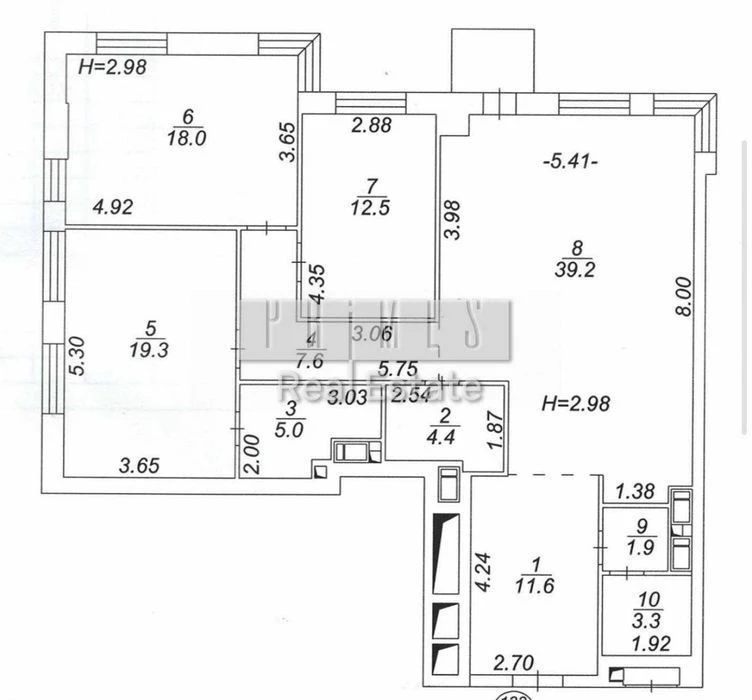 Trinyti TRIIINITY sale of a 4-room apartment without repair