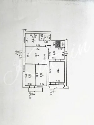 4-room apartment for sale in the center, Kharkivska Street
