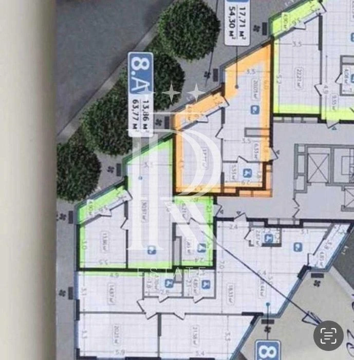 For sale 1-room apartment 64m2 residential complex Zarichny Darnytskyi district Slavu