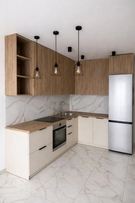 Spacious European-style two-room apartment of 54 m² with expensive renovation and a huge l